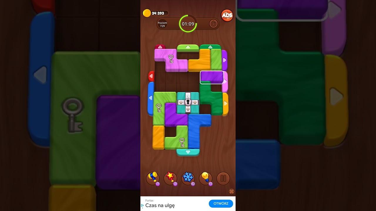 Color Wood Jam Level 729: Color Wood Jam Level 729