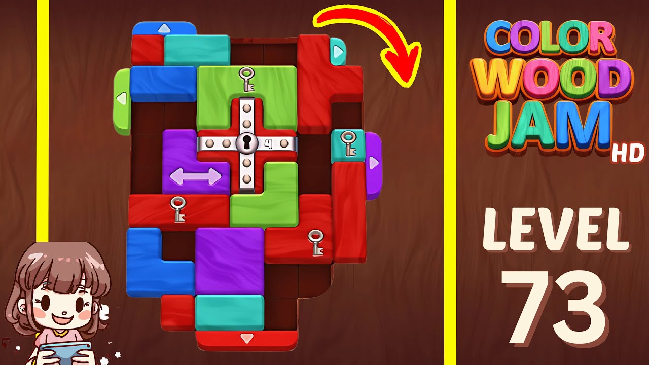 Color Wood Jam Level 73: Color Wood Jam Level 73