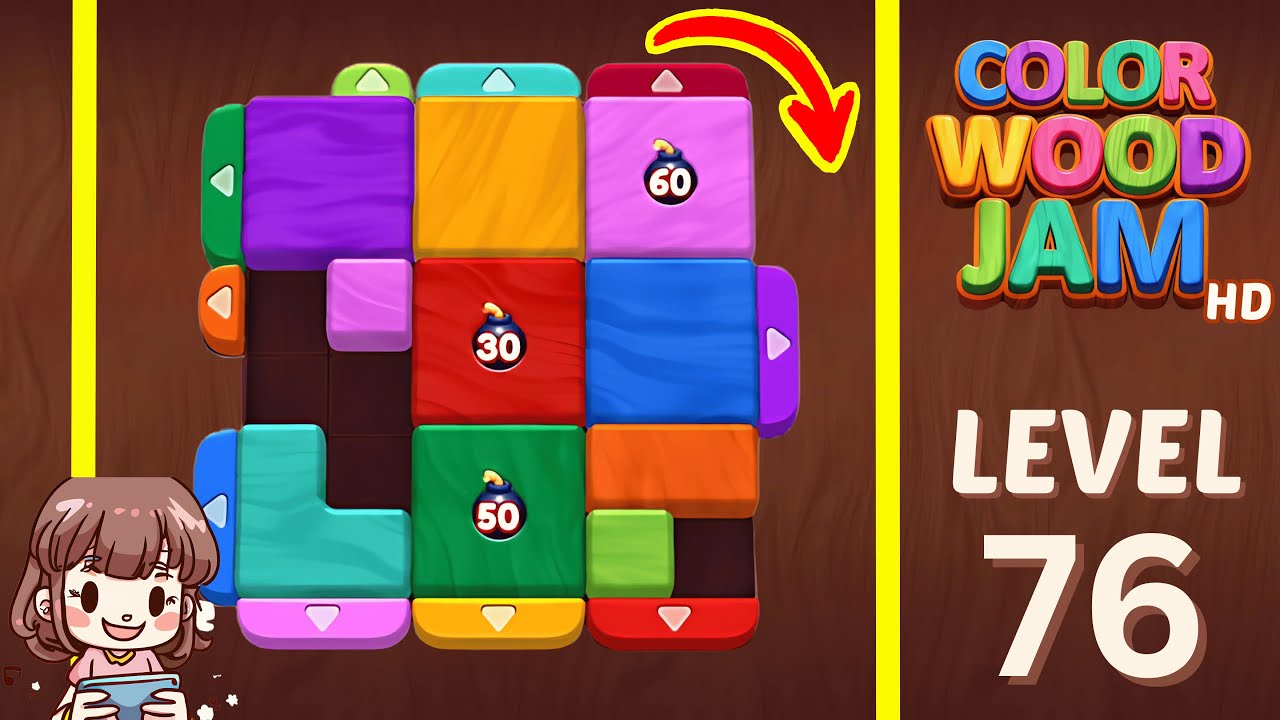 Color Wood Jam Level 76: Color Wood Jam Level 76