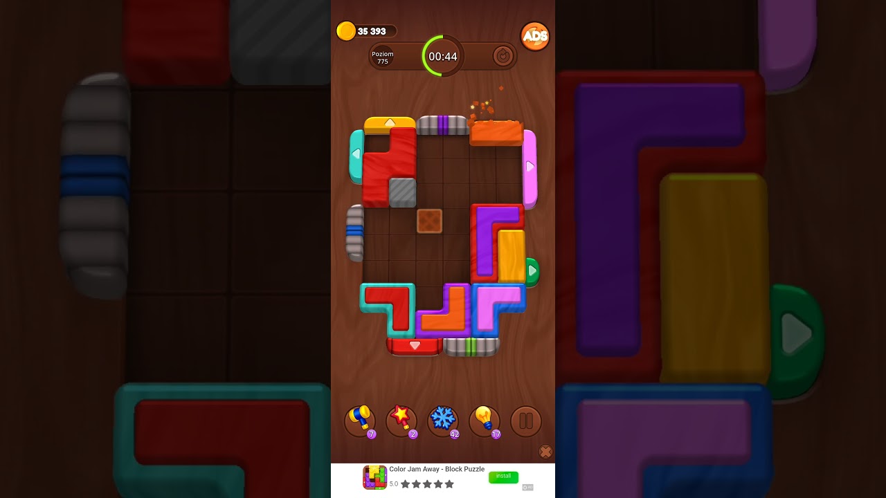 Color Wood Jam Level 775: Color Wood Jam Level 775