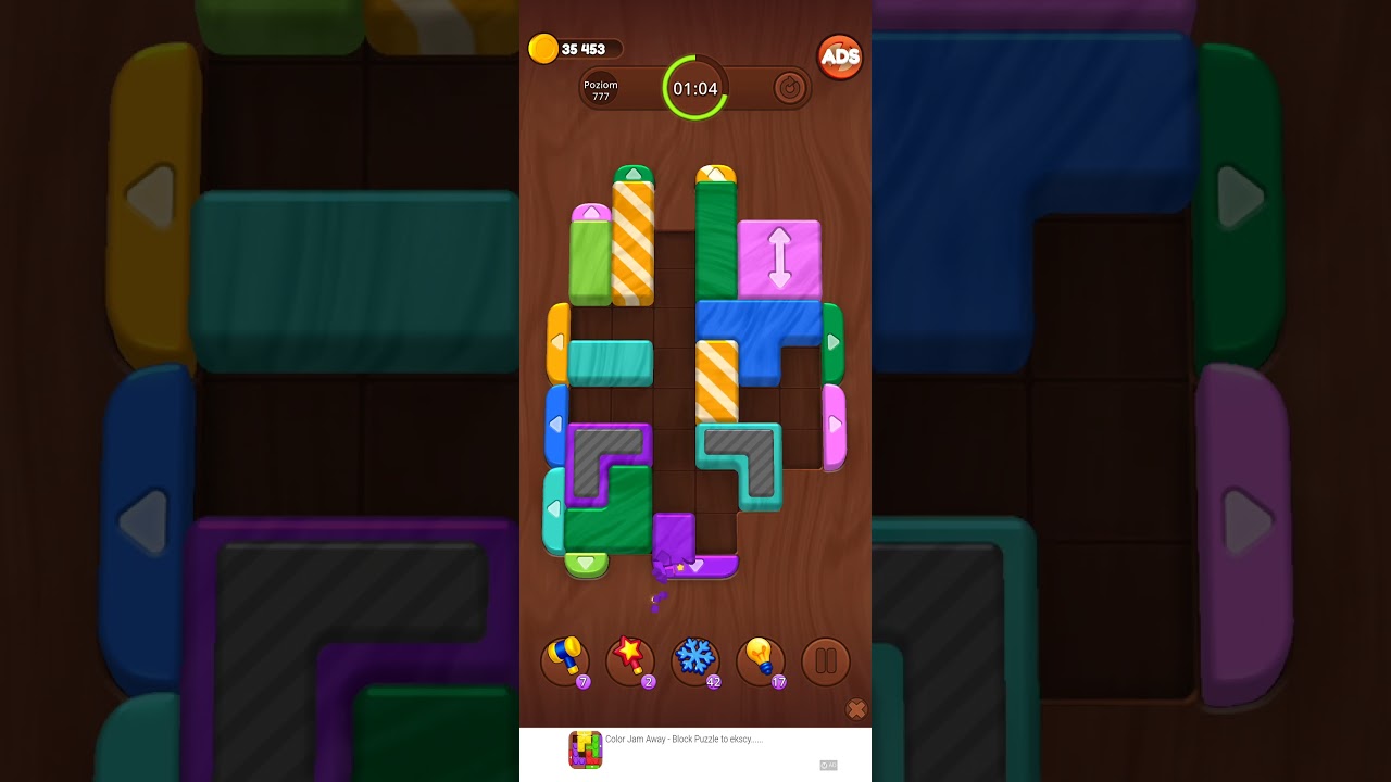 Color Wood Jam Level 777: Color Wood Jam Level 777