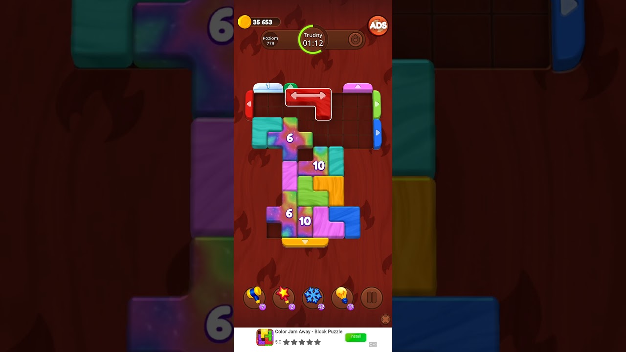 Color Wood Jam Level 779: Color Wood Jam Level 779