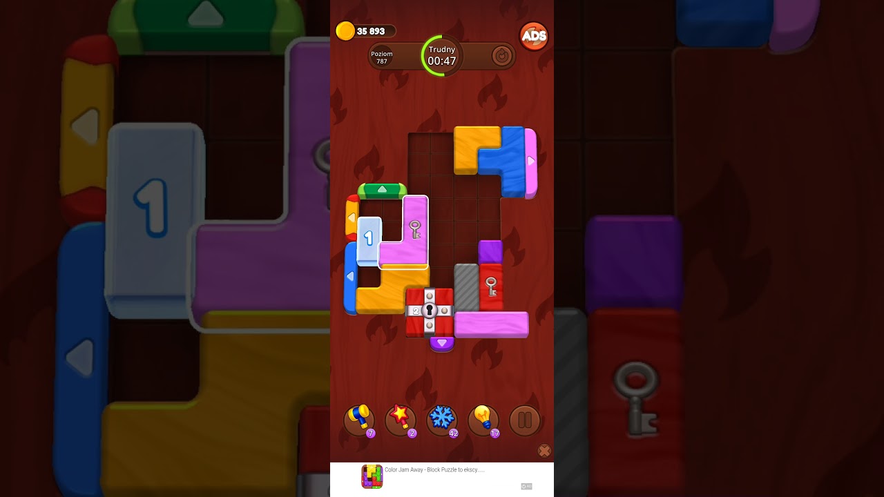 Color Wood Jam Level 787: Color Wood Jam Level 787