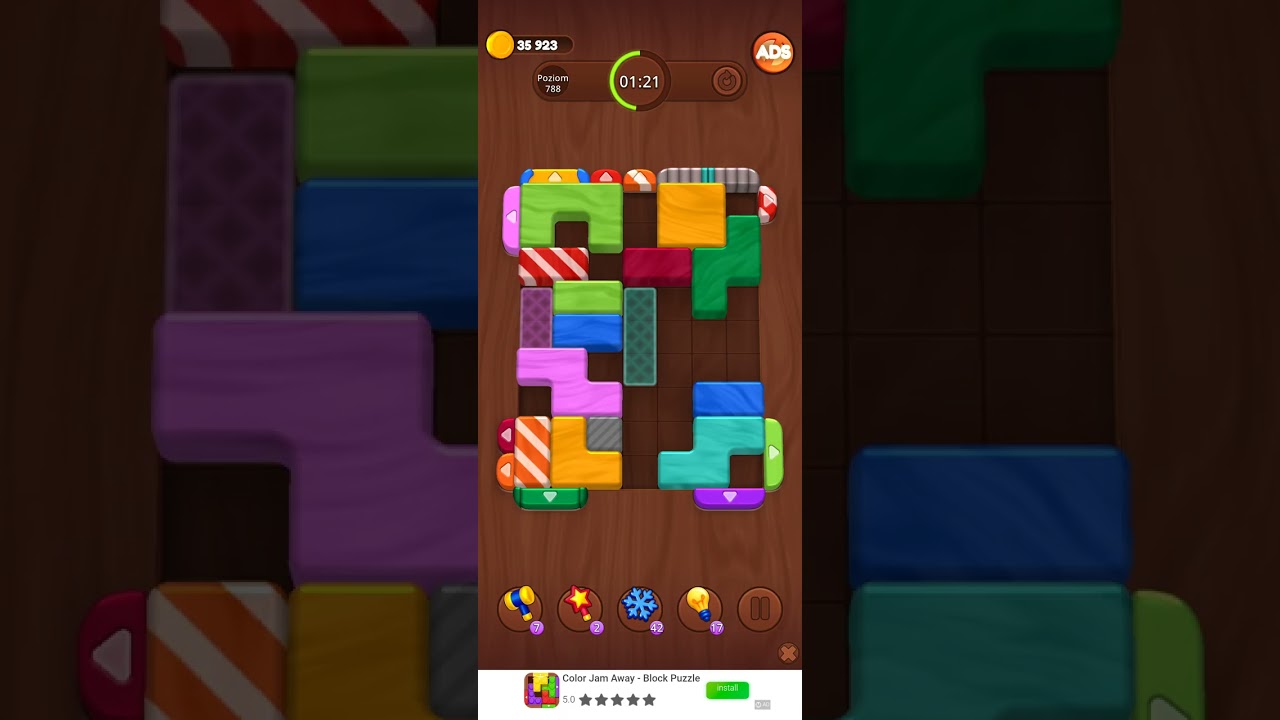 Color Wood Jam Level 788: Color Wood Jam Level 788