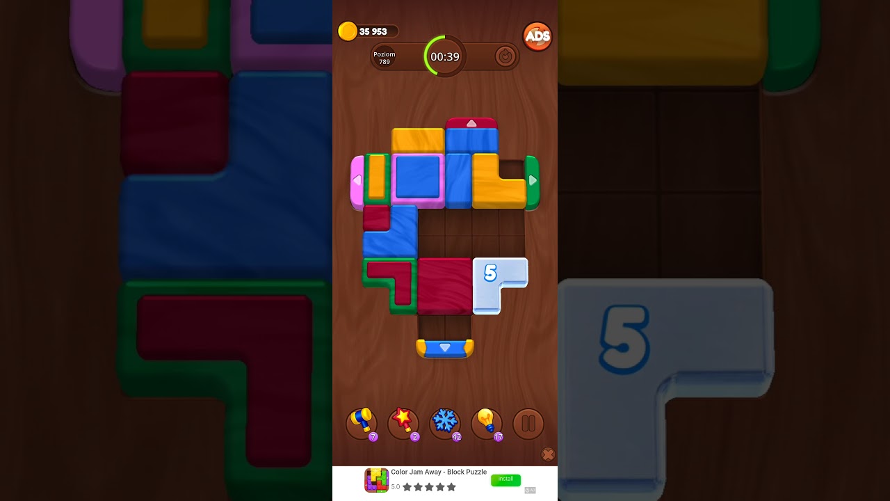 Color Wood Jam Level 789: Color Wood Jam Level 789