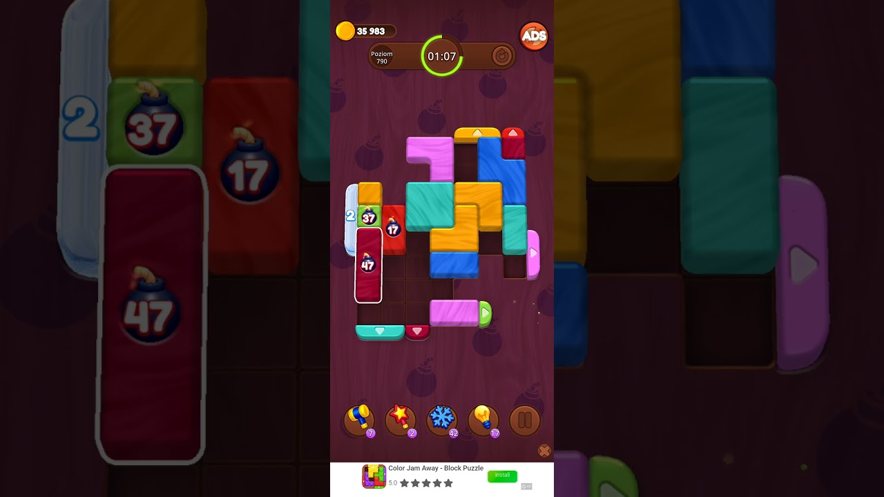 Color Wood Jam Level 790: Color Wood Jam Level 790