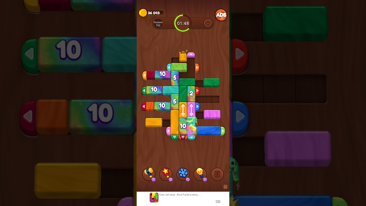 Color Wood Jam Level 792: Color Wood Jam Level 792