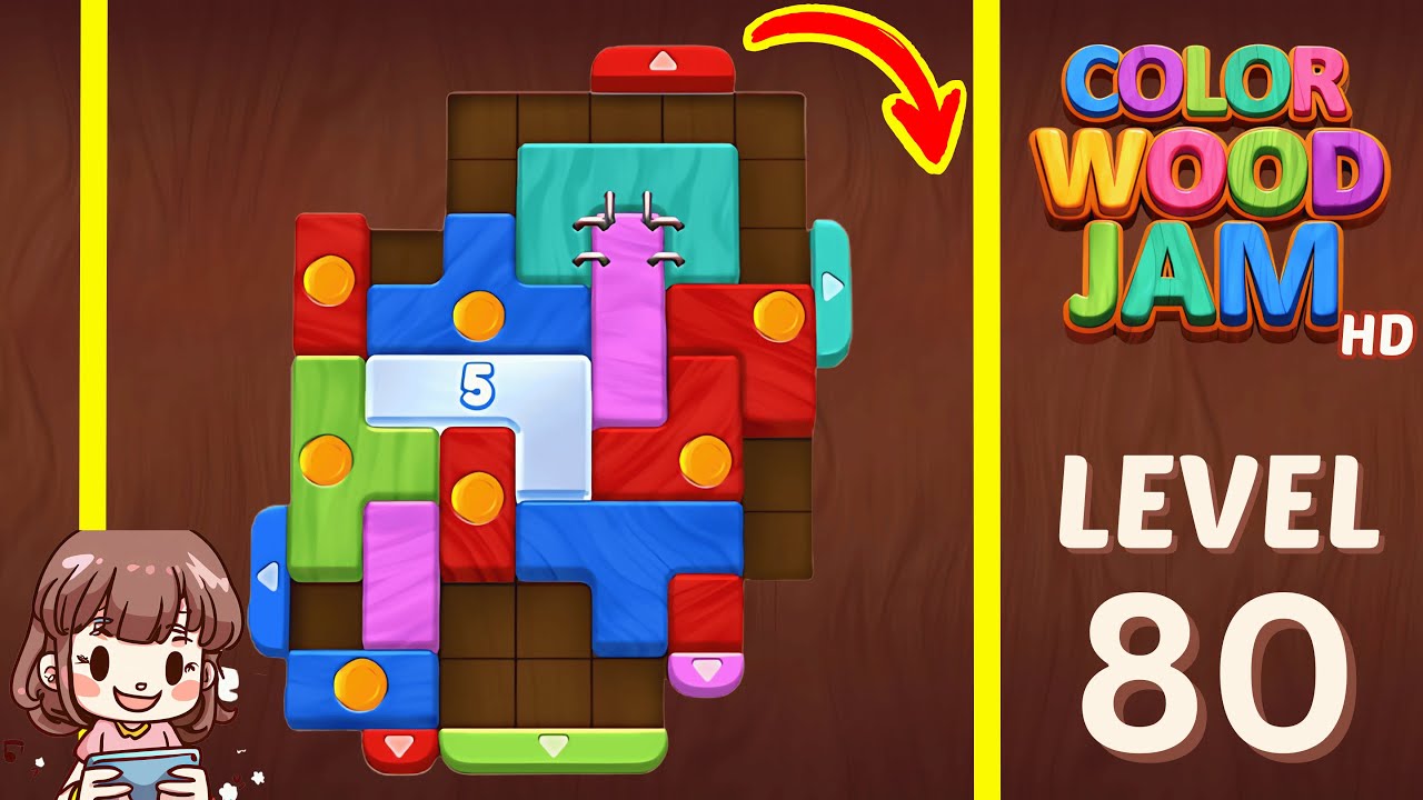 Color Wood Jam Level 80: Color Wood Jam Level 80