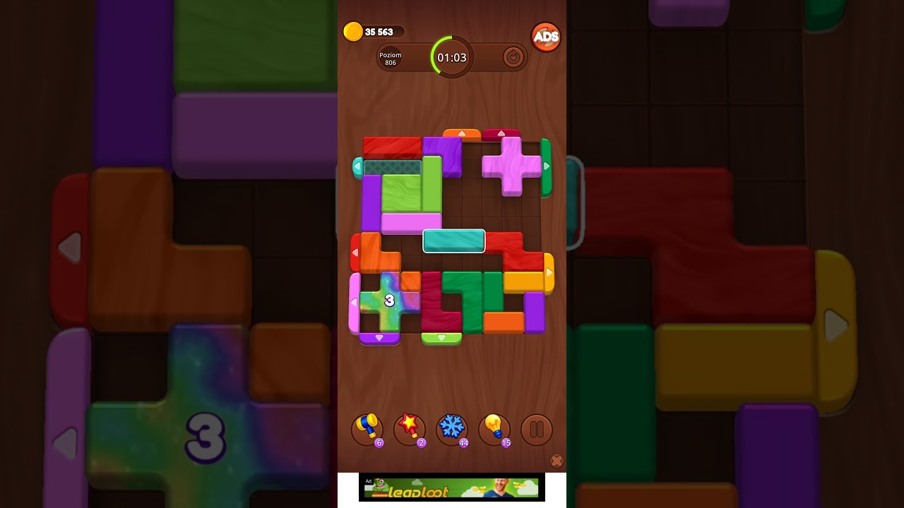 Color Wood Jam Level 806: Color Wood Jam Level 806
