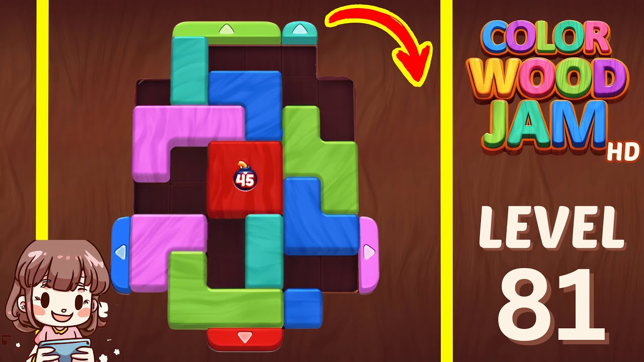 Color Wood Jam Level 81: Color Wood Jam Level 81