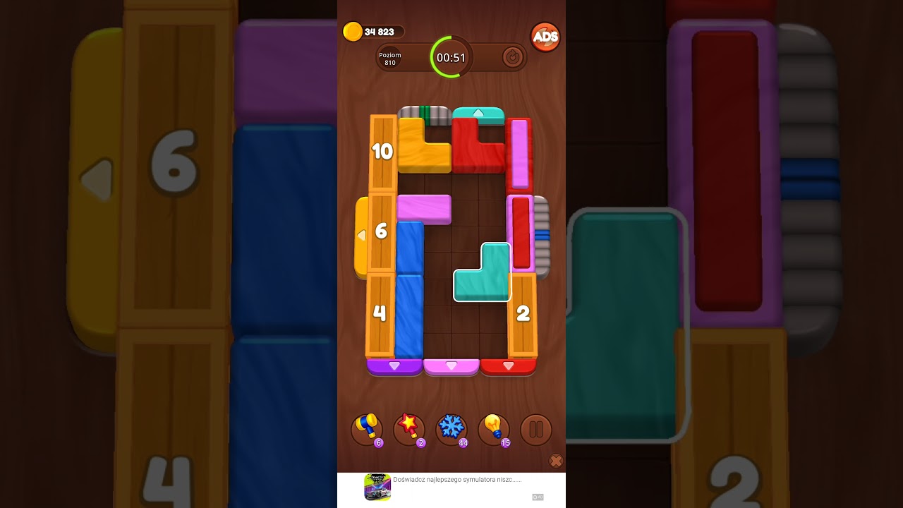 Color Wood Jam Level 810: Color Wood Jam Level 810