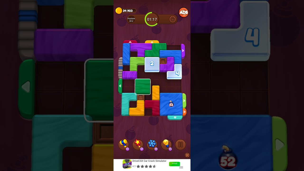 Color Wood Jam Level 812: Color Wood Jam Level 812