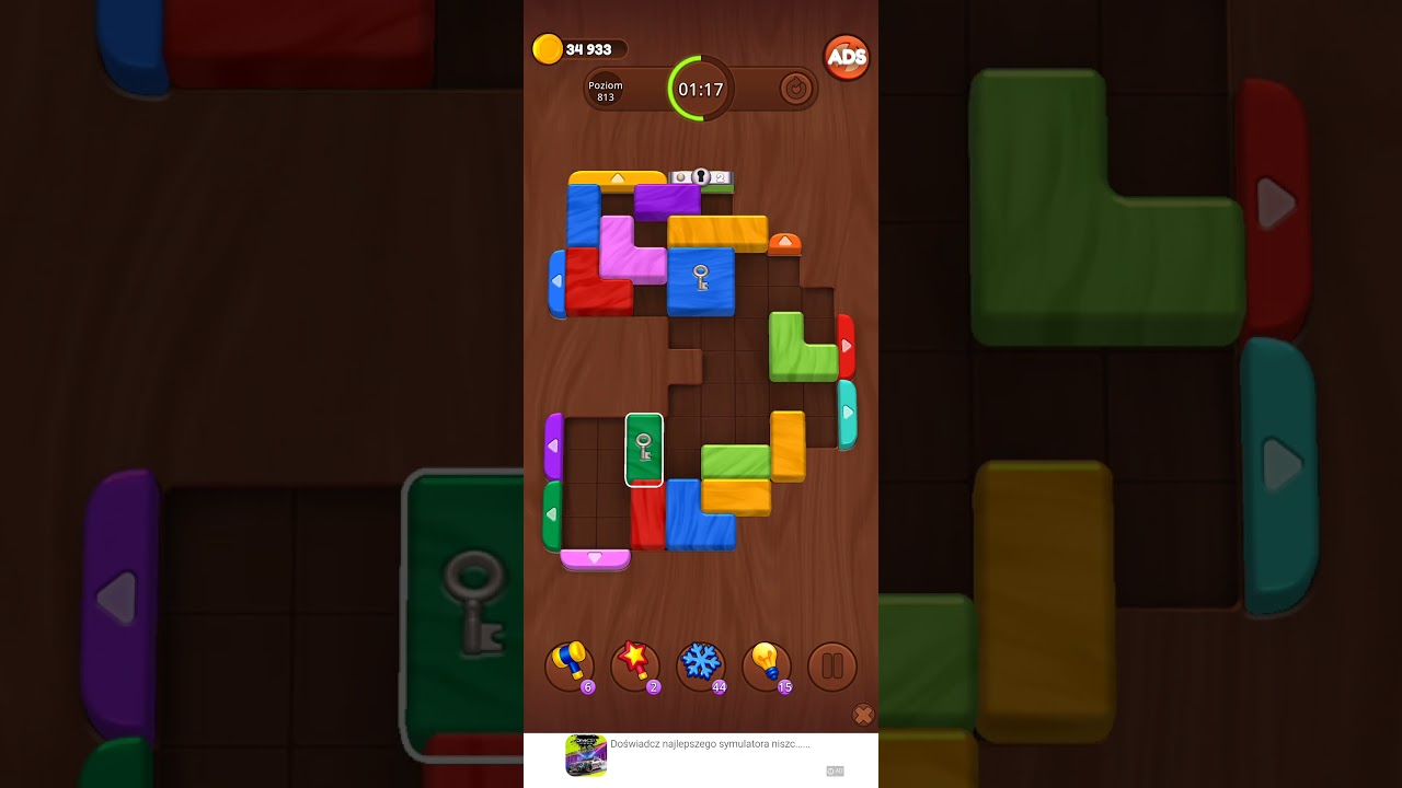 Color Wood Jam Level 813: Color Wood Jam Level 813