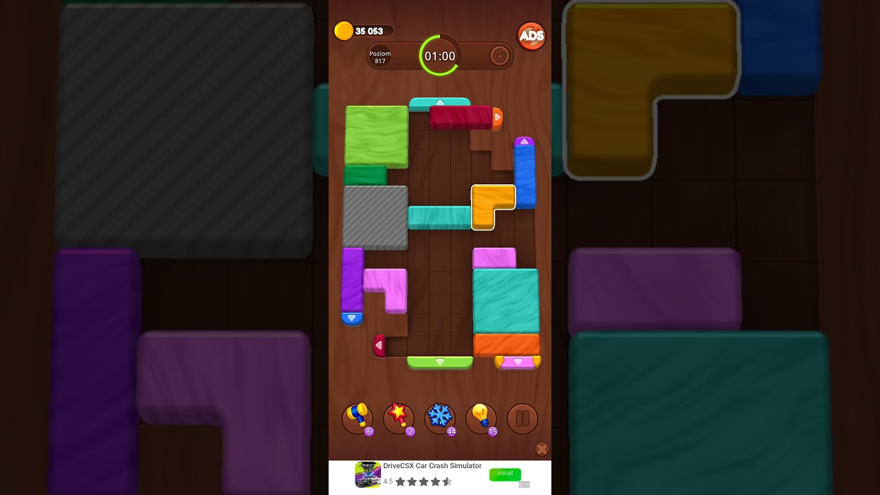 Color Wood Jam Level 817: Color Wood Jam Level 817