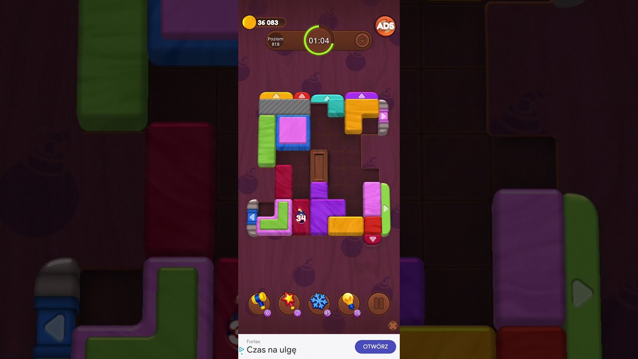 Color Wood Jam Level 818: Color Wood Jam Level 818