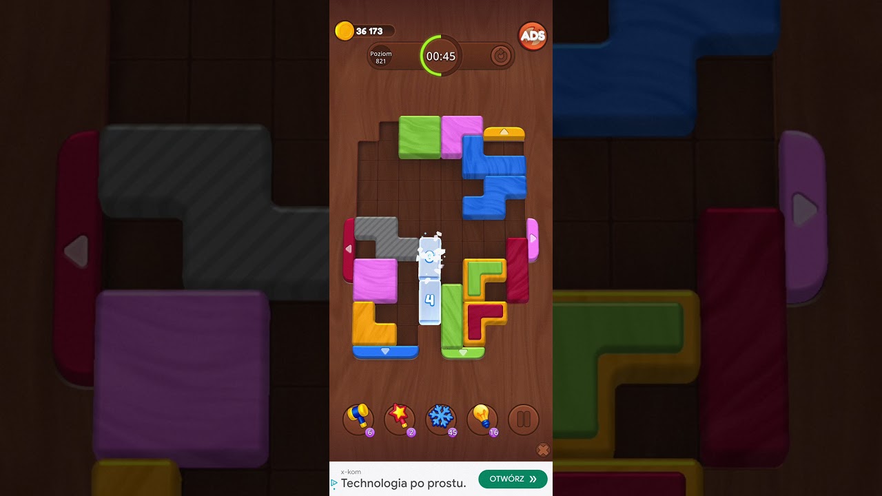 Color Wood Jam Level 821: Color Wood Jam Level 821