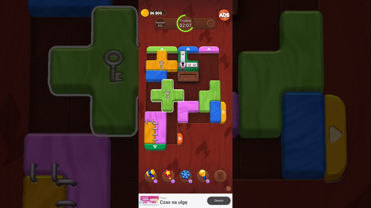 Color Wood Jam Level 822: Color Wood Jam Level 822