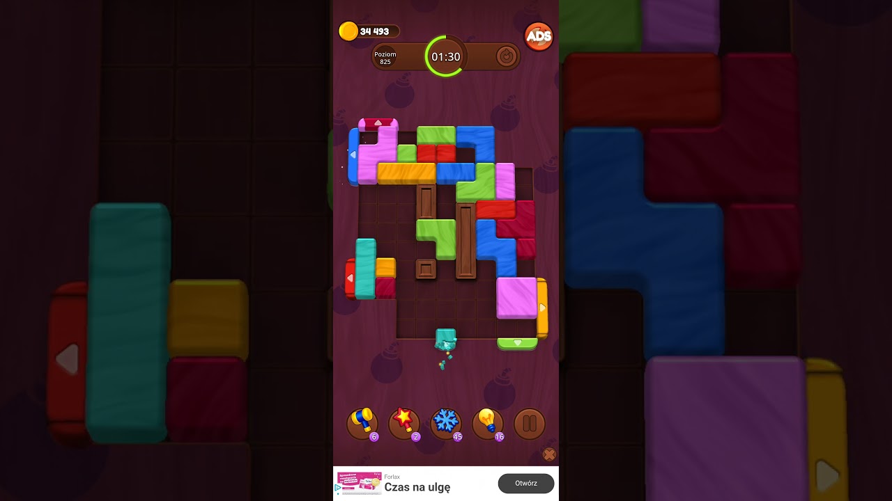 Color Wood Jam Level 825: Color Wood Jam Level 825