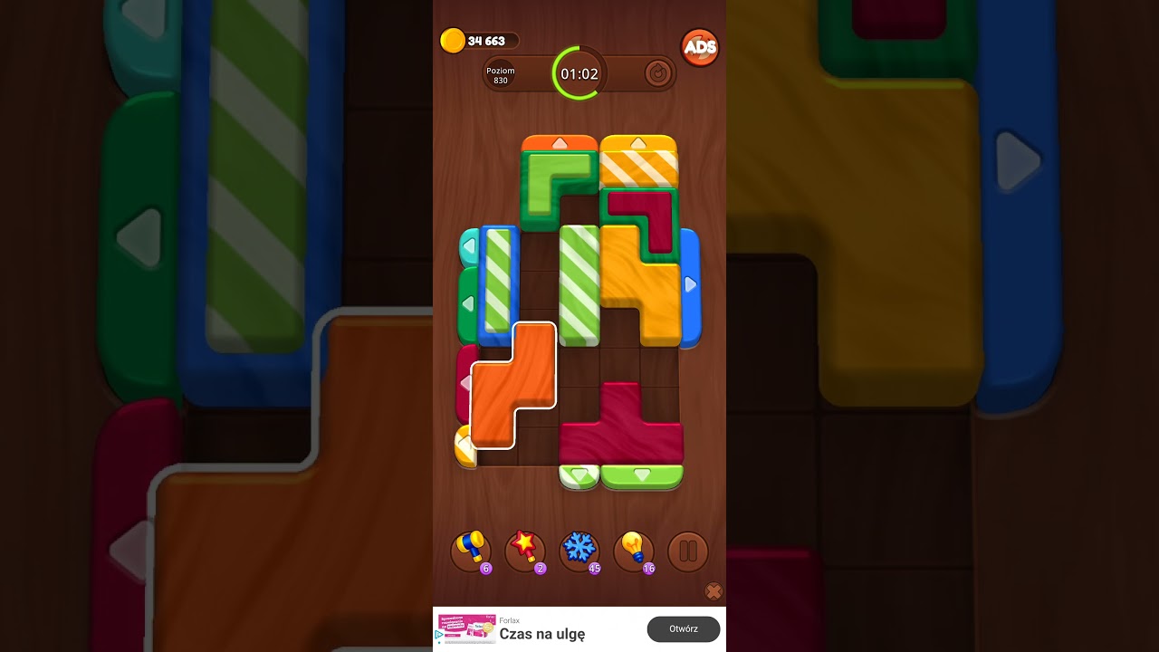 Color Wood Jam Level 830: Color Wood Jam Level 830