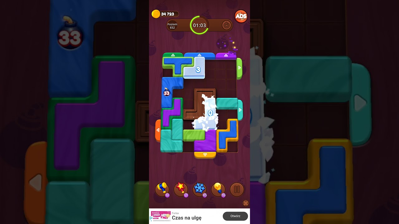 Color Wood Jam Level 832: Color Wood Jam Level 832