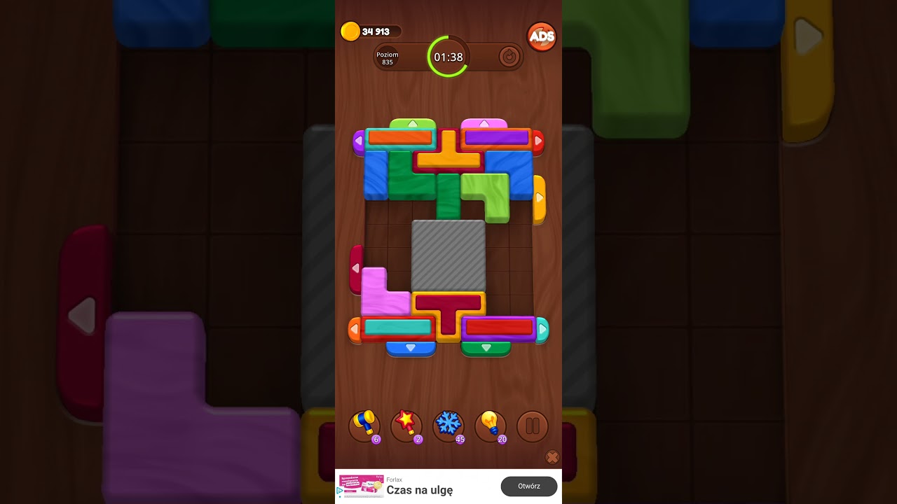 Color Wood Jam Level 835: Color Wood Jam Level 835