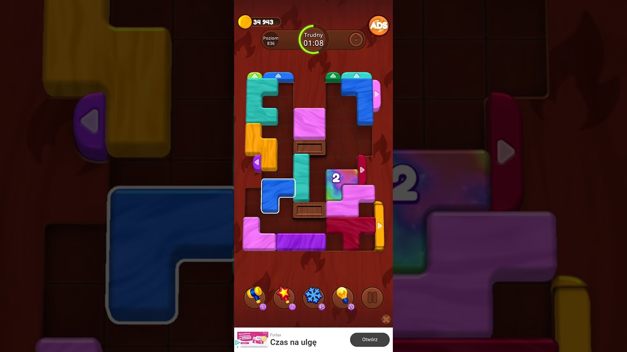 Color Wood Jam Level 836: Color Wood Jam Level 836