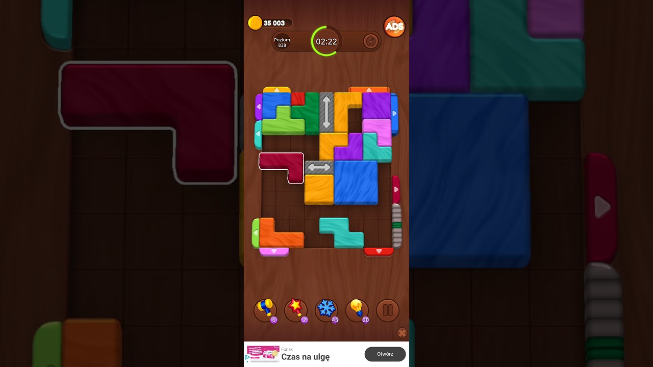 Color Wood Jam Level 838: Color Wood Jam Level 838