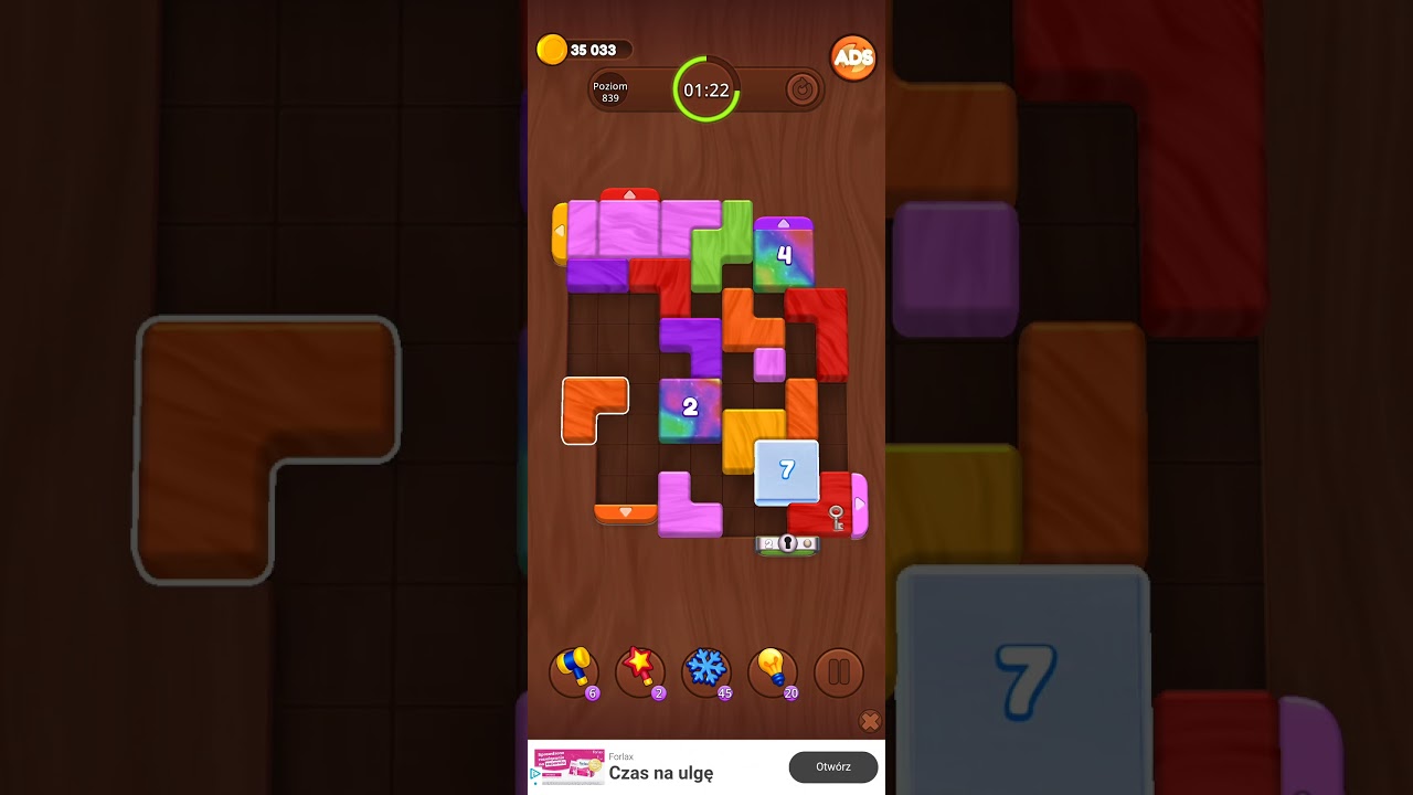 Color Wood Jam Level 839: Color Wood Jam Level 839