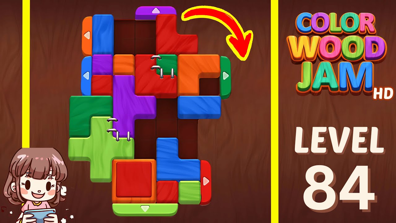 Color Wood Jam Level 84: Color Wood Jam Level 84