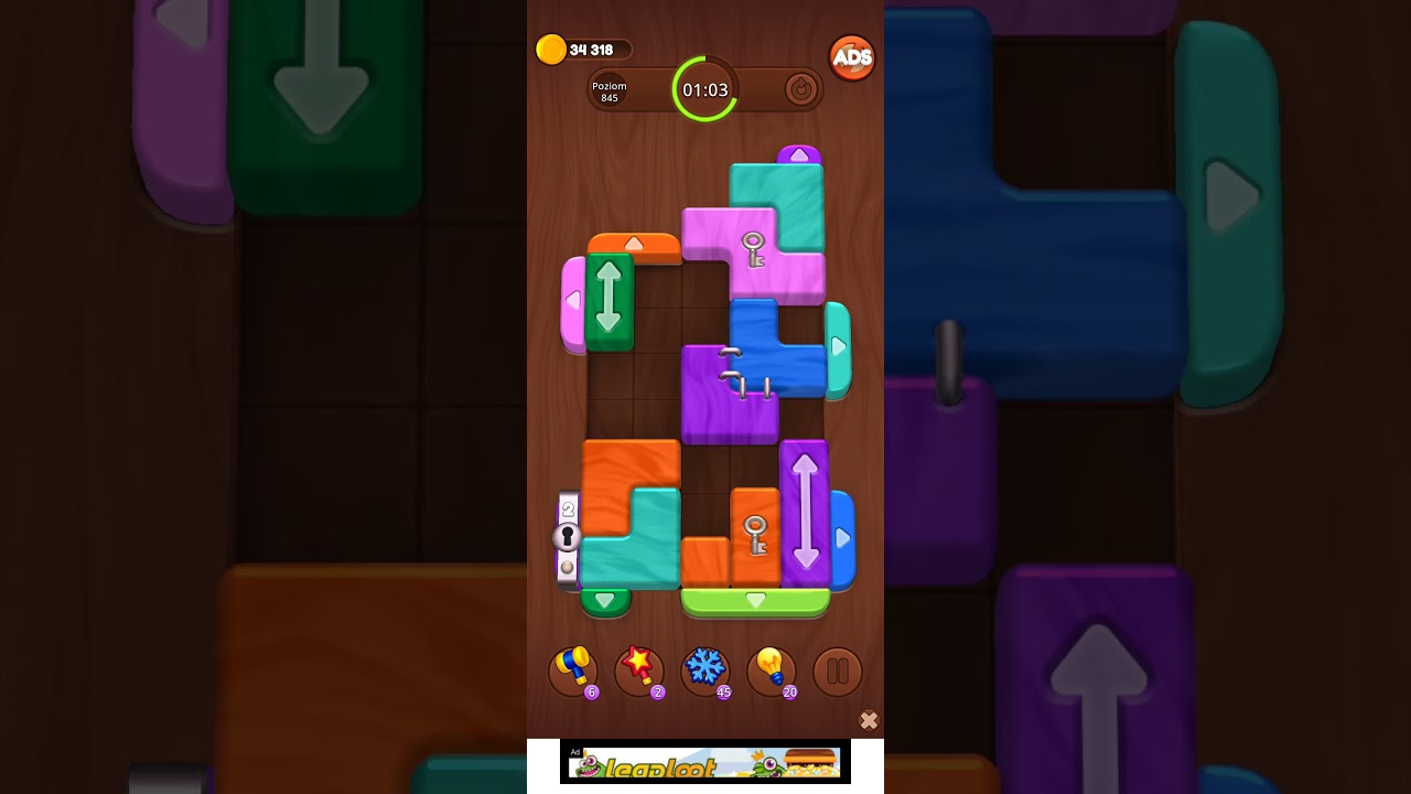 Color Wood Jam Level 845: Color Wood Jam Level 845