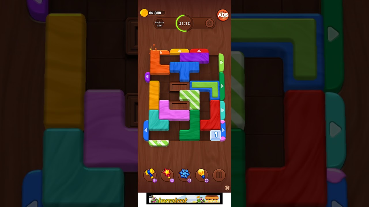 Color Wood Jam Level 846: Color Wood Jam Level 846