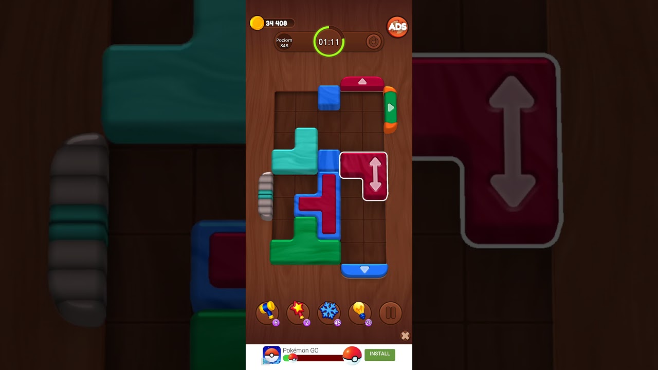 Color Wood Jam Level 848: Color Wood Jam Level 848