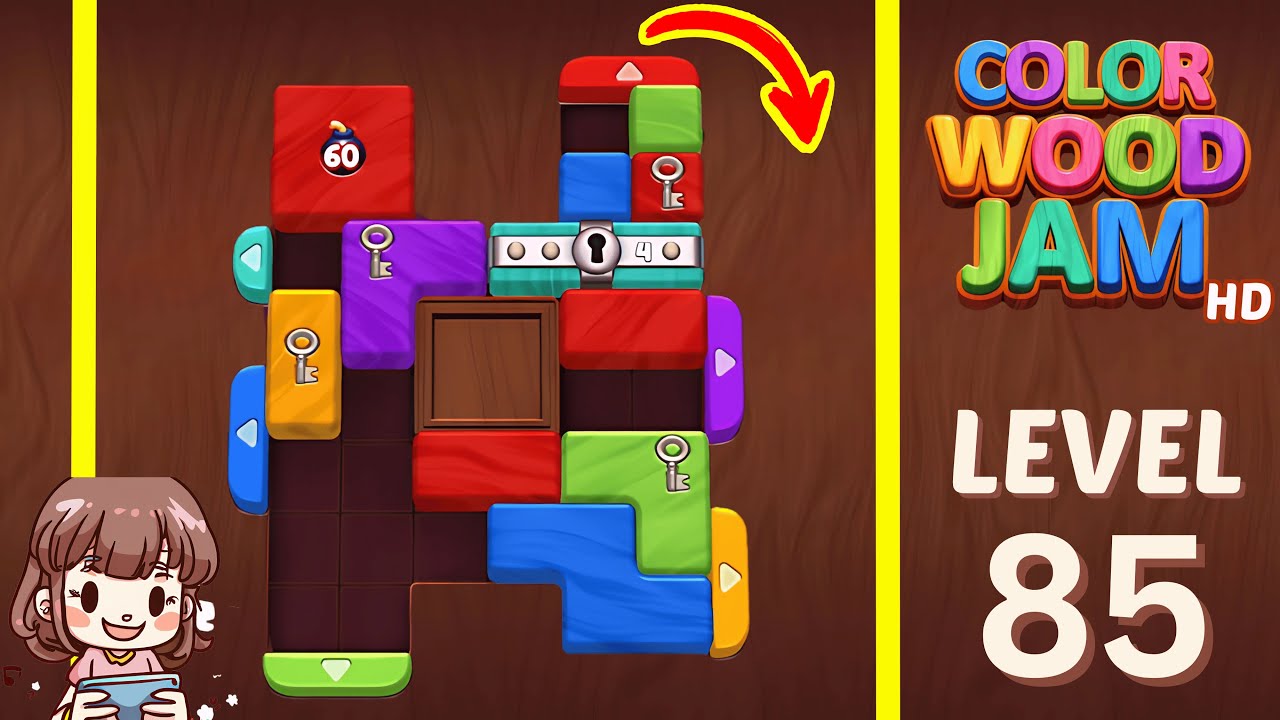 Color Wood Jam Level 85: Color Wood Jam Level 85