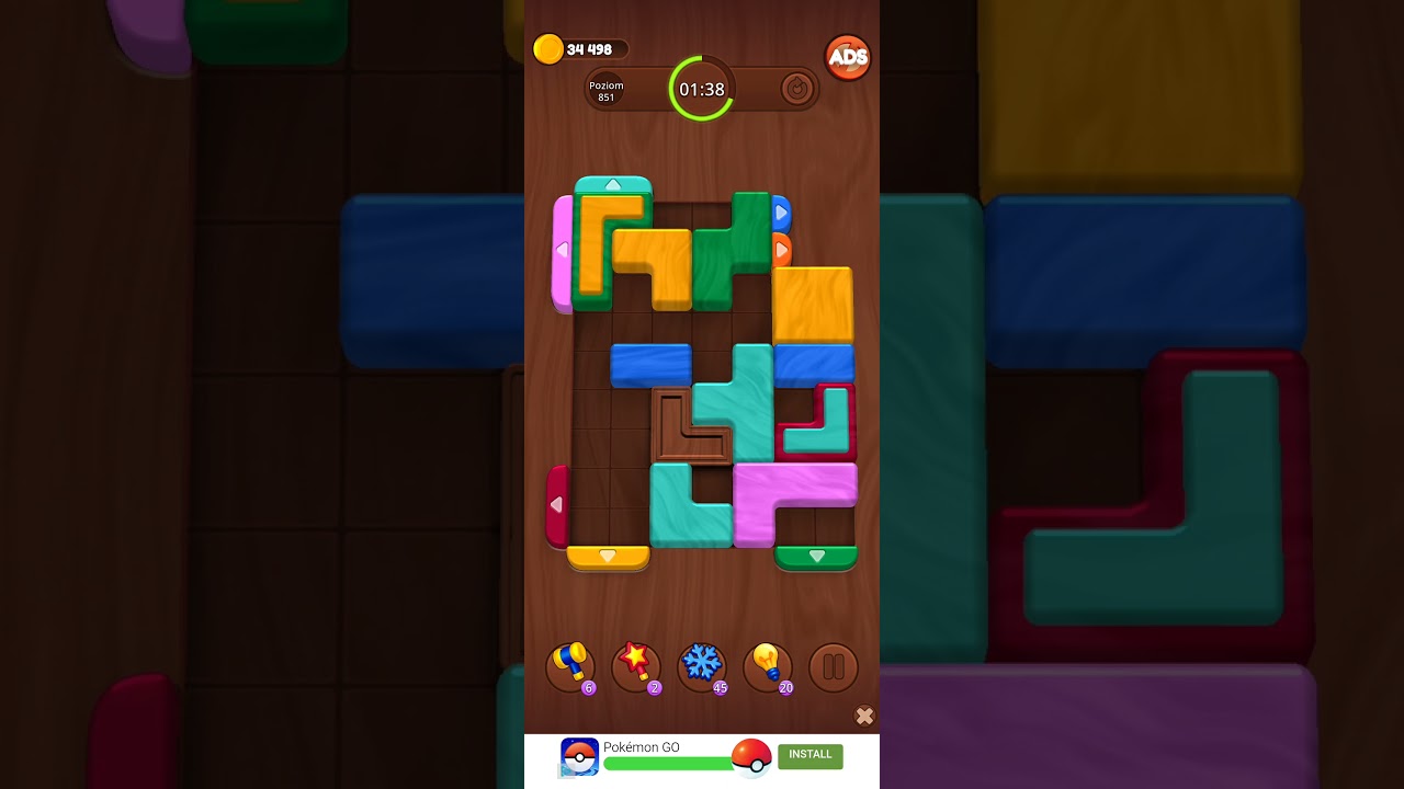 Color Wood Jam Level 851: Color Wood Jam Level 851