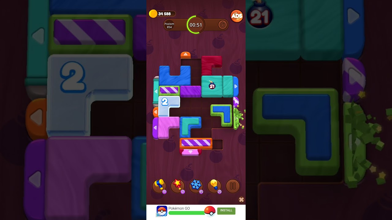 Color Wood Jam Level 854: Color Wood Jam Level 854