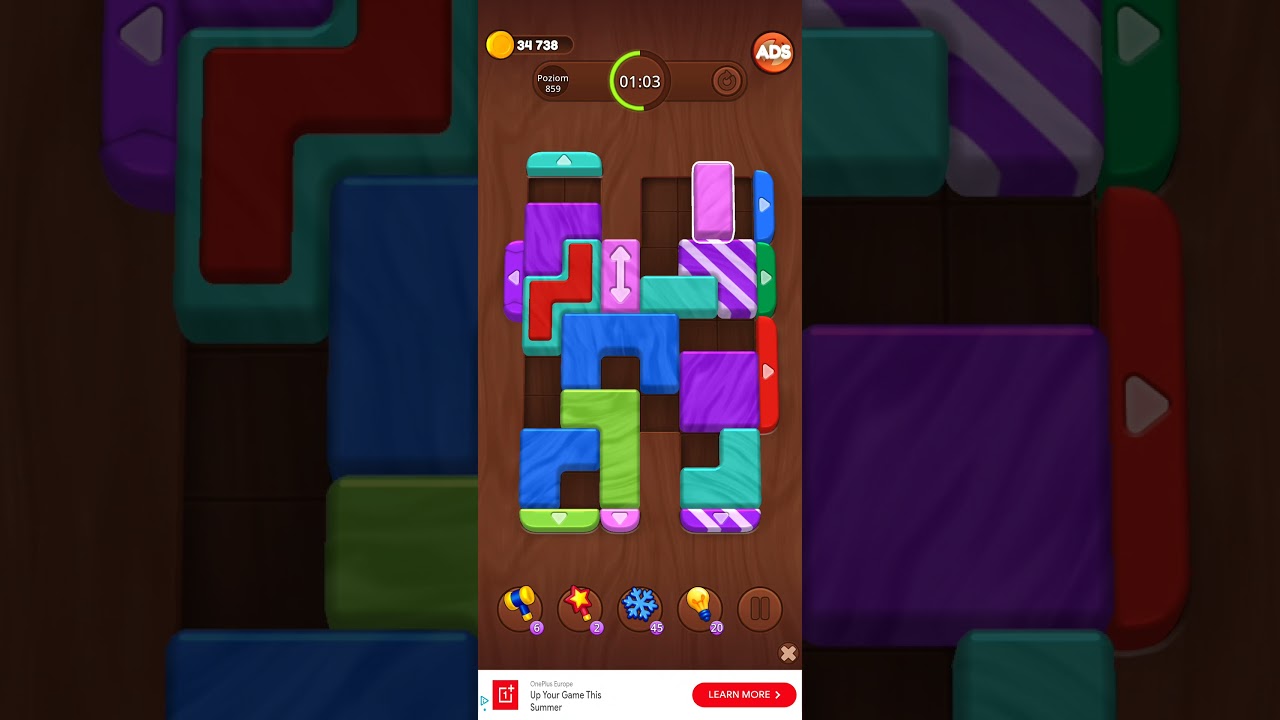Color Wood Jam Level 859: Color Wood Jam Level 859