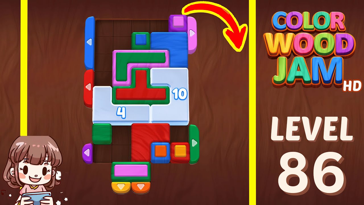 Color Wood Jam Level 86: Color Wood Jam Level 86
