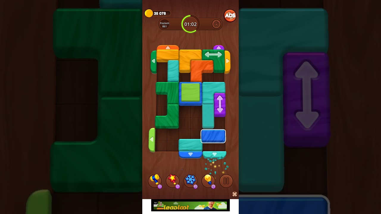 Color Wood Jam Level 861: Color Wood Jam Level 861