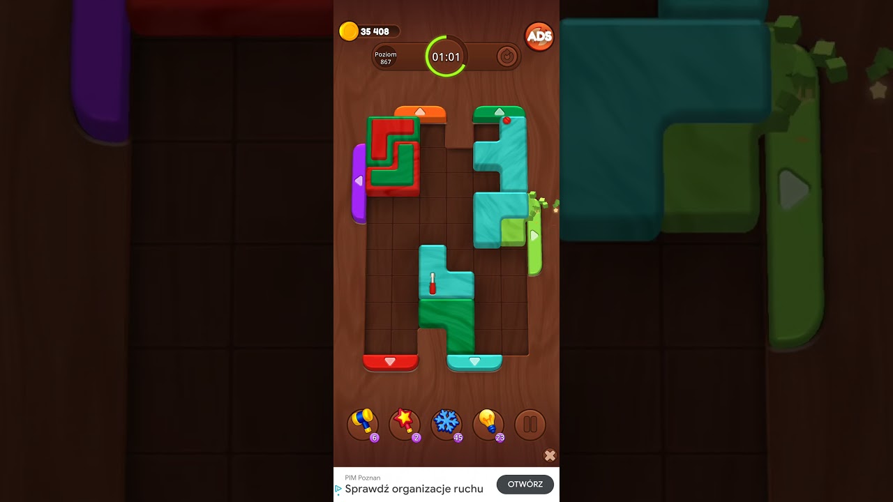 Color Wood Jam Level 867: Color Wood Jam Level 867