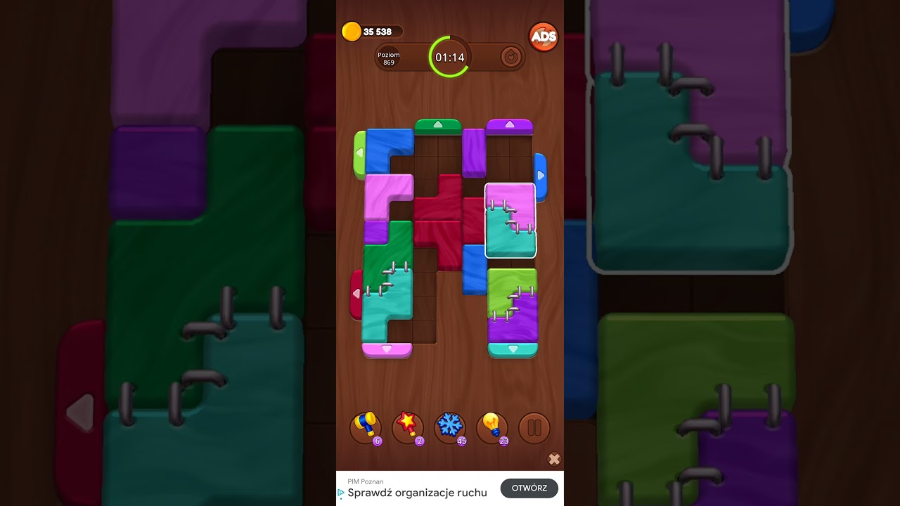 Color Wood Jam Level 869: Color Wood Jam Level 869