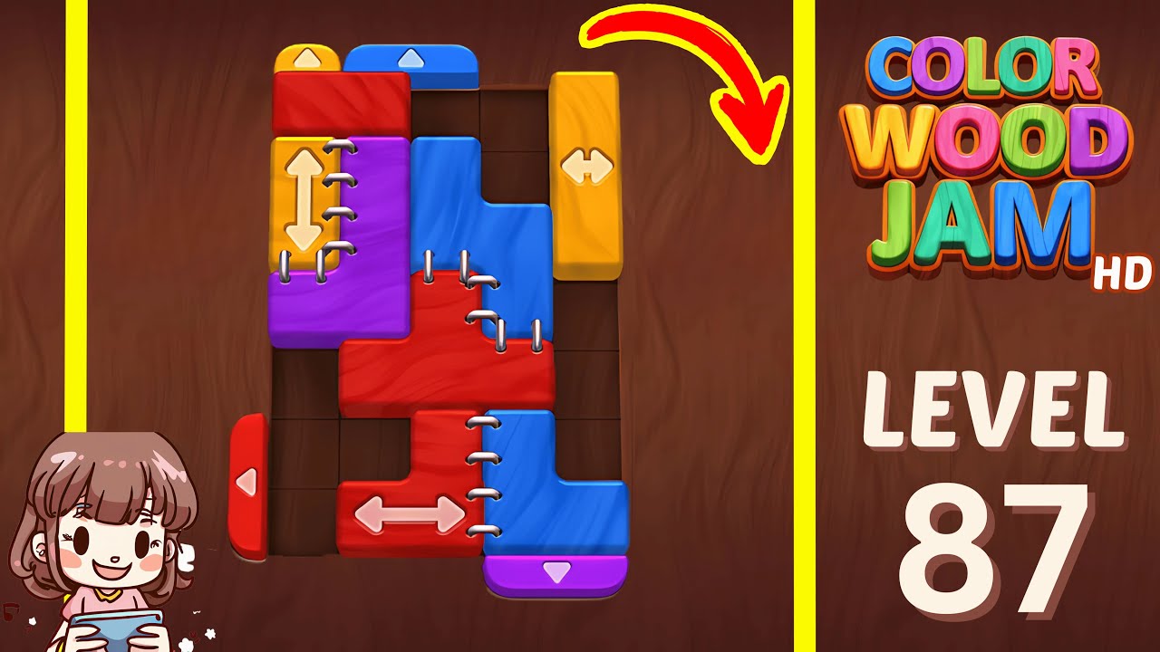 Color Wood Jam Level 87: Color Wood Jam Level 87