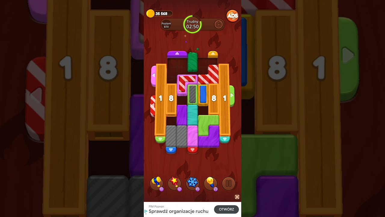 Color Wood Jam Level 870: Color Wood Jam Level 870