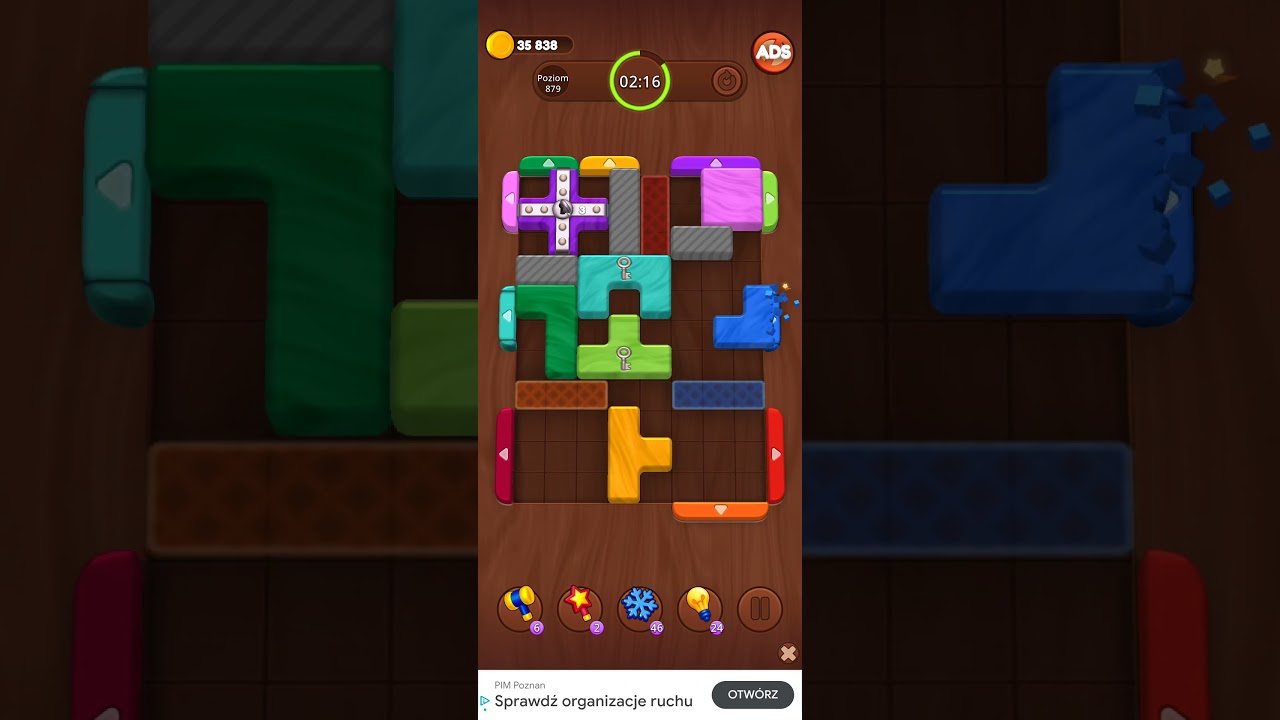 Color Wood Jam Level 879: Color Wood Jam Level 879