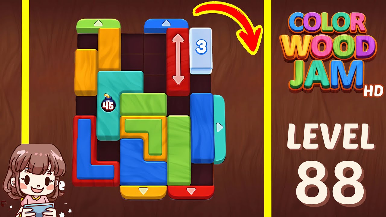 Color Wood Jam Level 88: Color Wood Jam Level 88