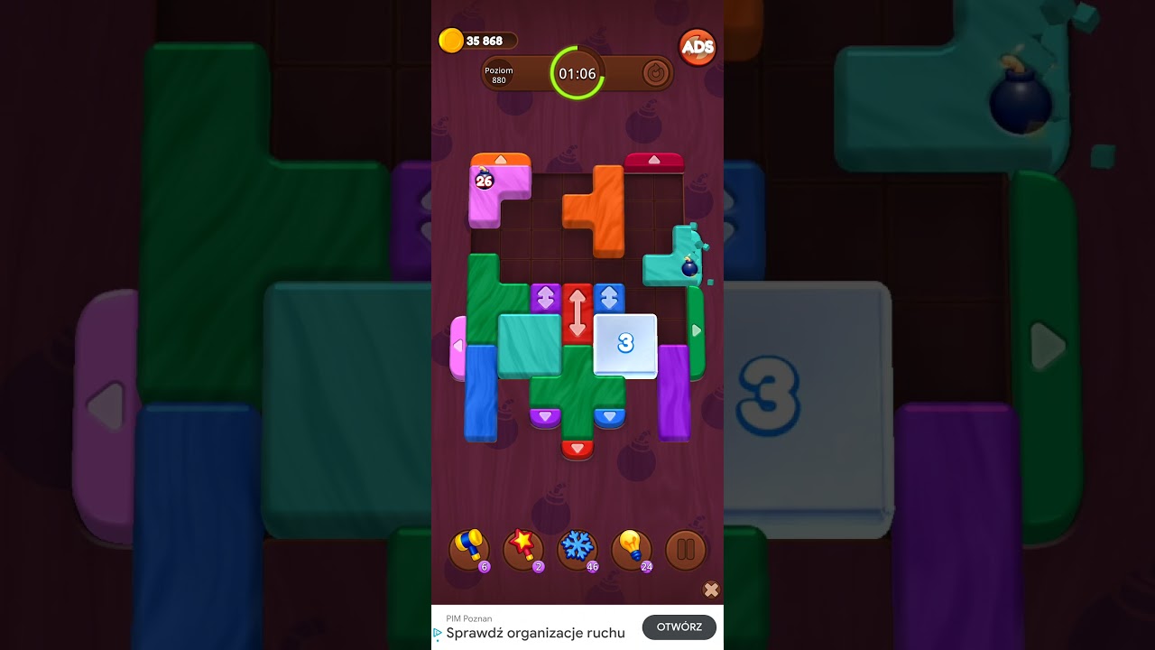Color Wood Jam Level 880: Color Wood Jam Level 880