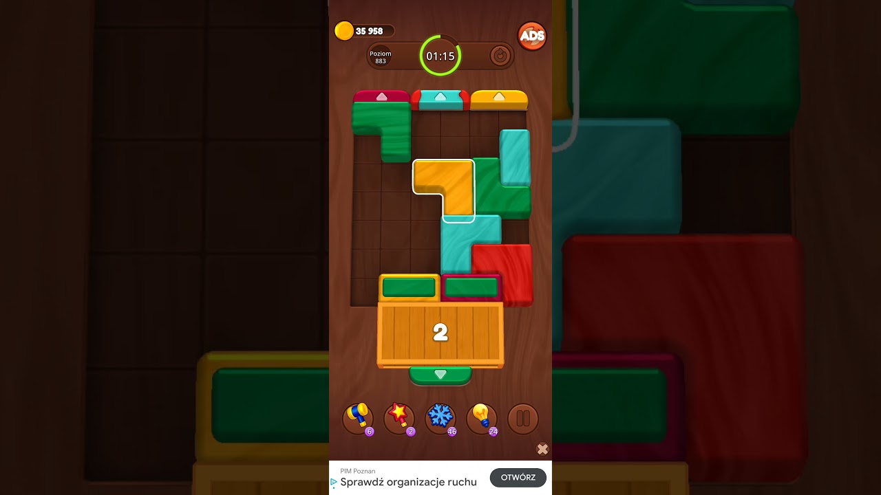 Color Wood Jam Level 883: Color Wood Jam Level 883
