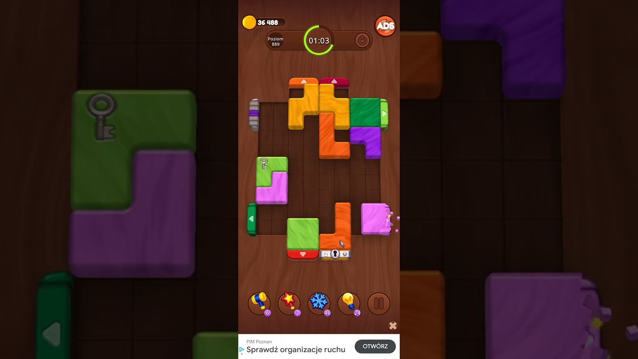 Color Wood Jam Level 889: Color Wood Jam Level 889