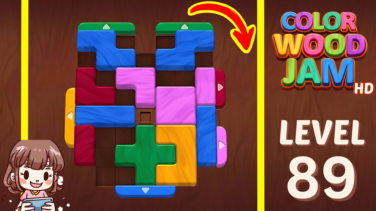 Color Wood Jam Level 89: Color Wood Jam Level 89