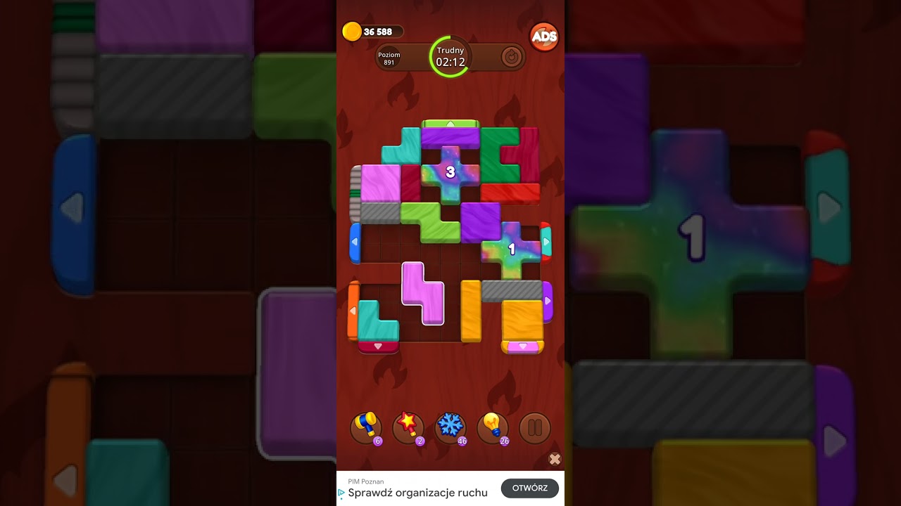 Color Wood Jam Level 891: Color Wood Jam Level 891