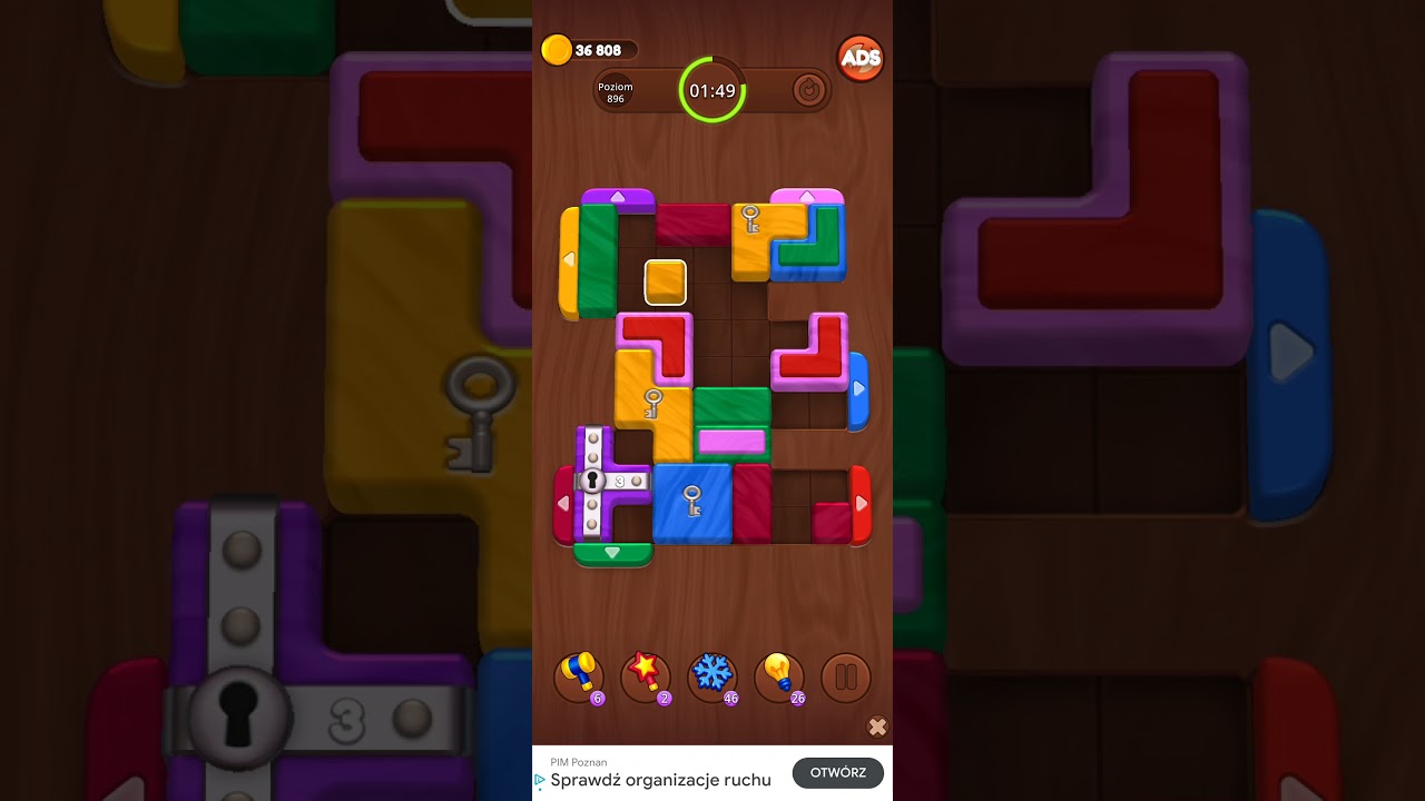 Color Wood Jam Level 896: Color Wood Jam Level 896